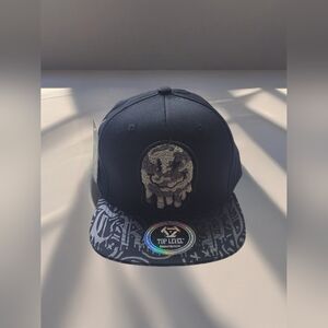New Top Level Cap With Drip Smiley Face Logo Snapback New